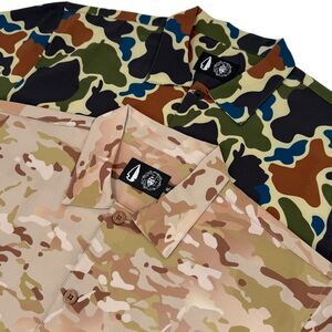 NEW Bundle of 2 Tachuntfish The Mojito Shirt Duck Hunter & Tropentarn Camo XL